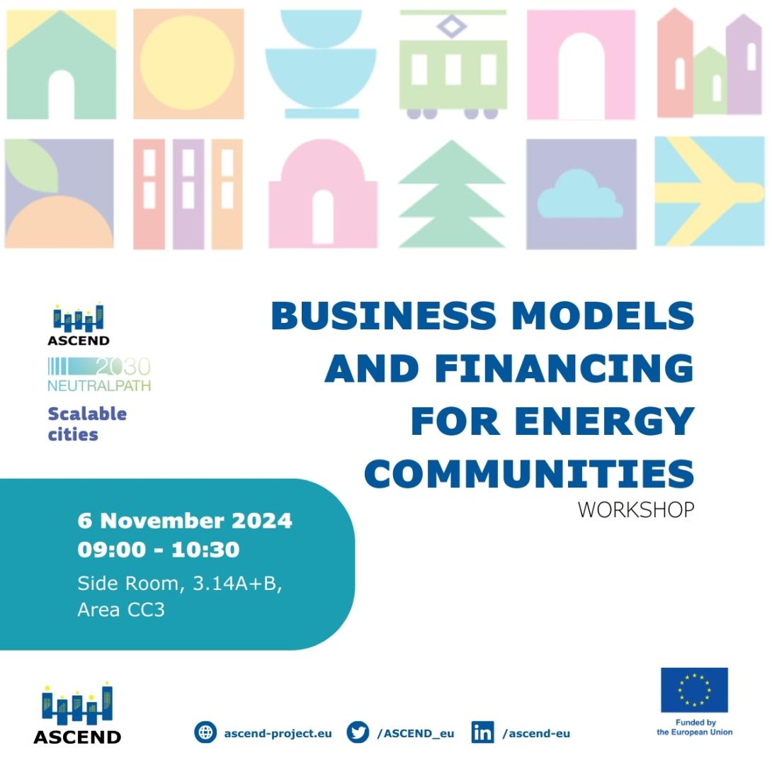 [SCEWC 2024] Business Models and Financing for Energy Communities Workshop